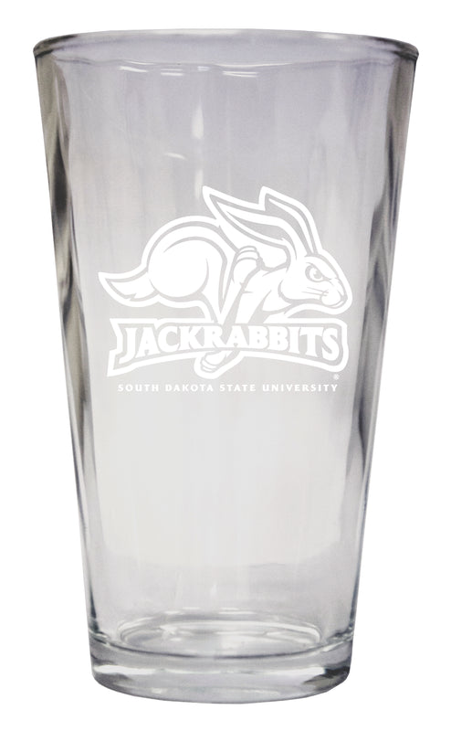 South Dakota State Jackrabbits Officially Licensed 16 oz Pint Glass Engraved 