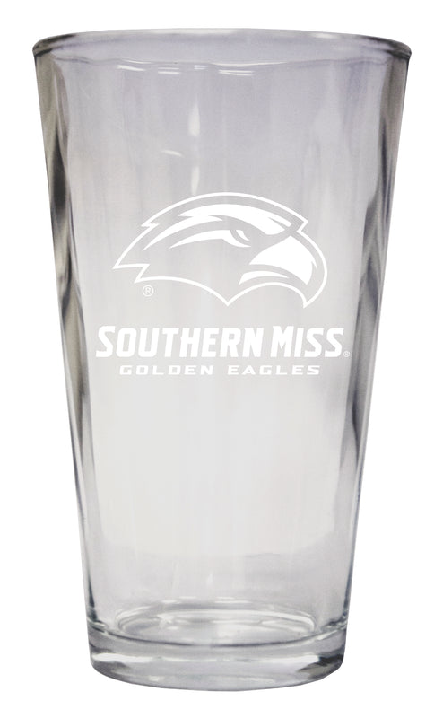 Southern Mississippi Golden Eagles Officially Licensed 16 oz Pint Glass Engraved 