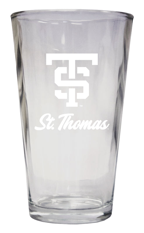 University of St. Thomas Officially Licensed 16 oz Pint Glass Engraved 