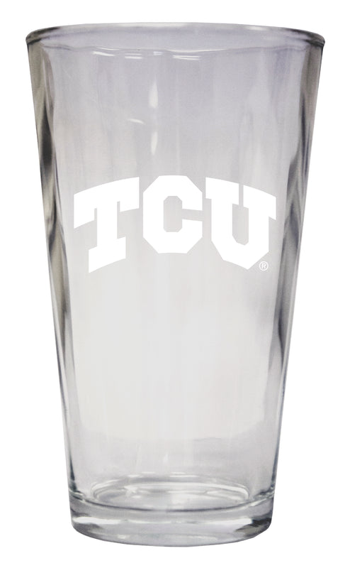 Texas Christian University Officially Licensed 16 oz Pint Glass Engraved 