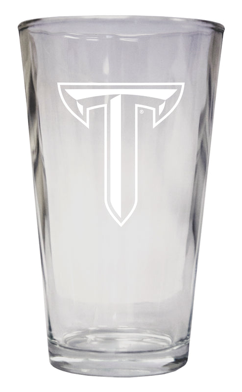 Troy University Officially Licensed 16 oz Pint Glass Engraved 