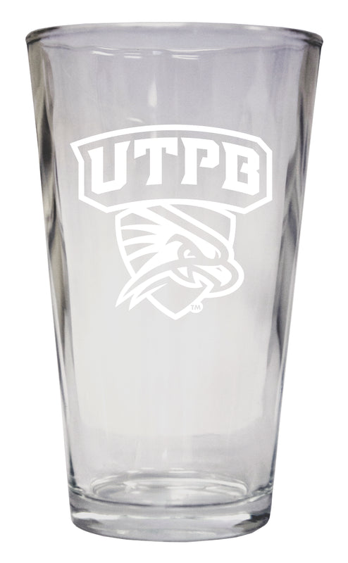 University of Texas of the Permian Basin Officially Licensed 16 oz Pint Glass Engraved 