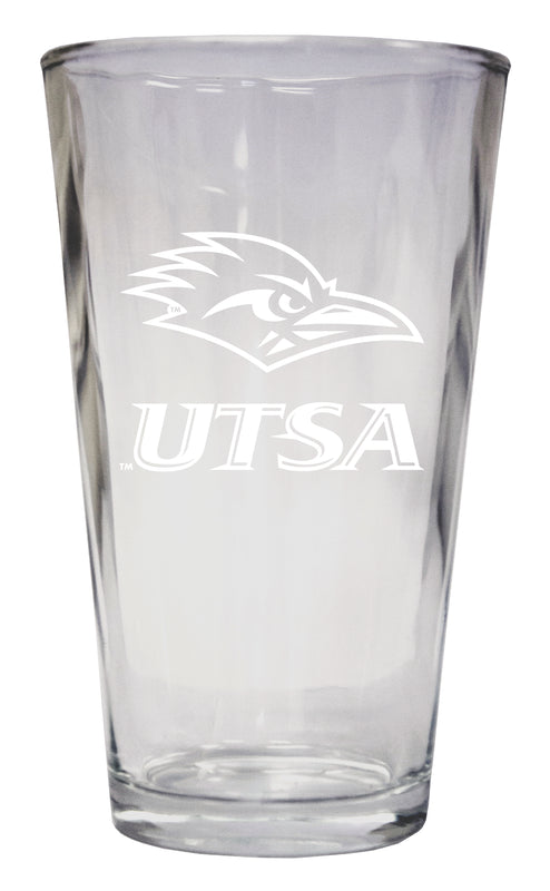 UTSA Roadrunners Officially Licensed 16 oz Pint Glass Engraved 