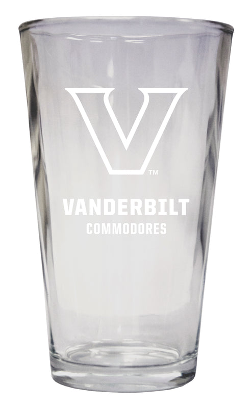 Vanderbilt University Officially Licensed 16 oz Pint Glass Engraved 