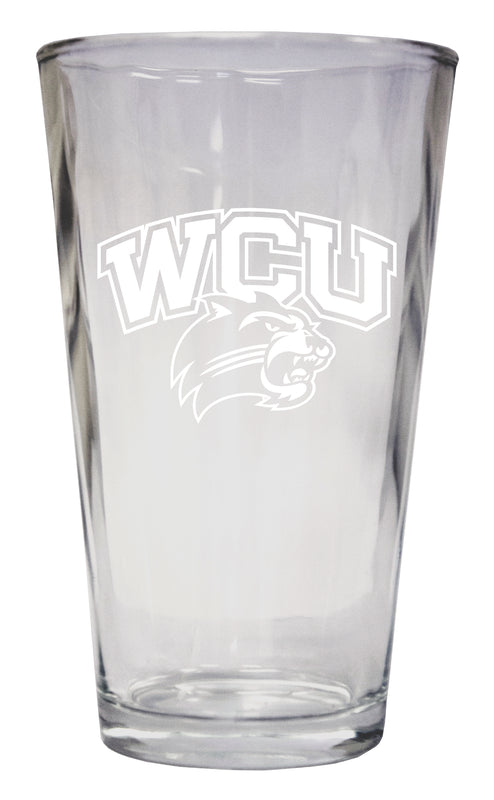 Western Carolina University Officially Licensed 16 oz Pint Glass Engraved 