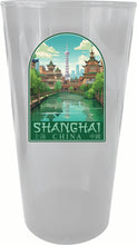 Load image into Gallery viewer, Shanghai China Old Town Design Souvenir Plastic 16 oz pint
