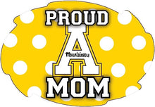 Load image into Gallery viewer, Appalachian State Mountaineers R and R Imports, NCAA Collegiate 5x6 Inch Proud Mom and Dad Decal Sticker
