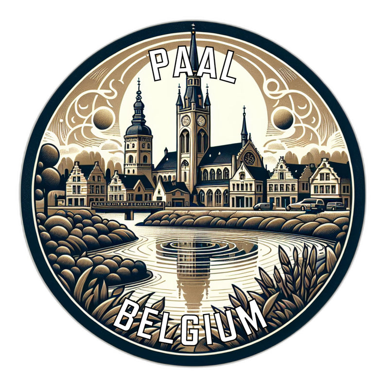 Paal Belgium Souvenir Die Cut Flat Magnet 2-Inch