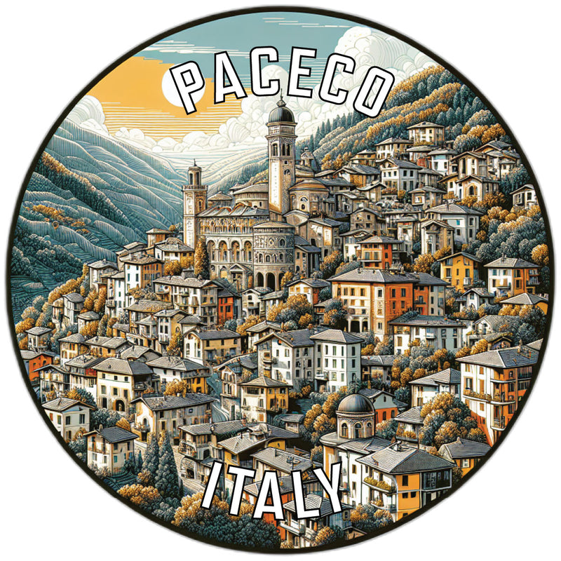 Paceco Italy Souvenir Vinyl Decal Sticker 2-Inch