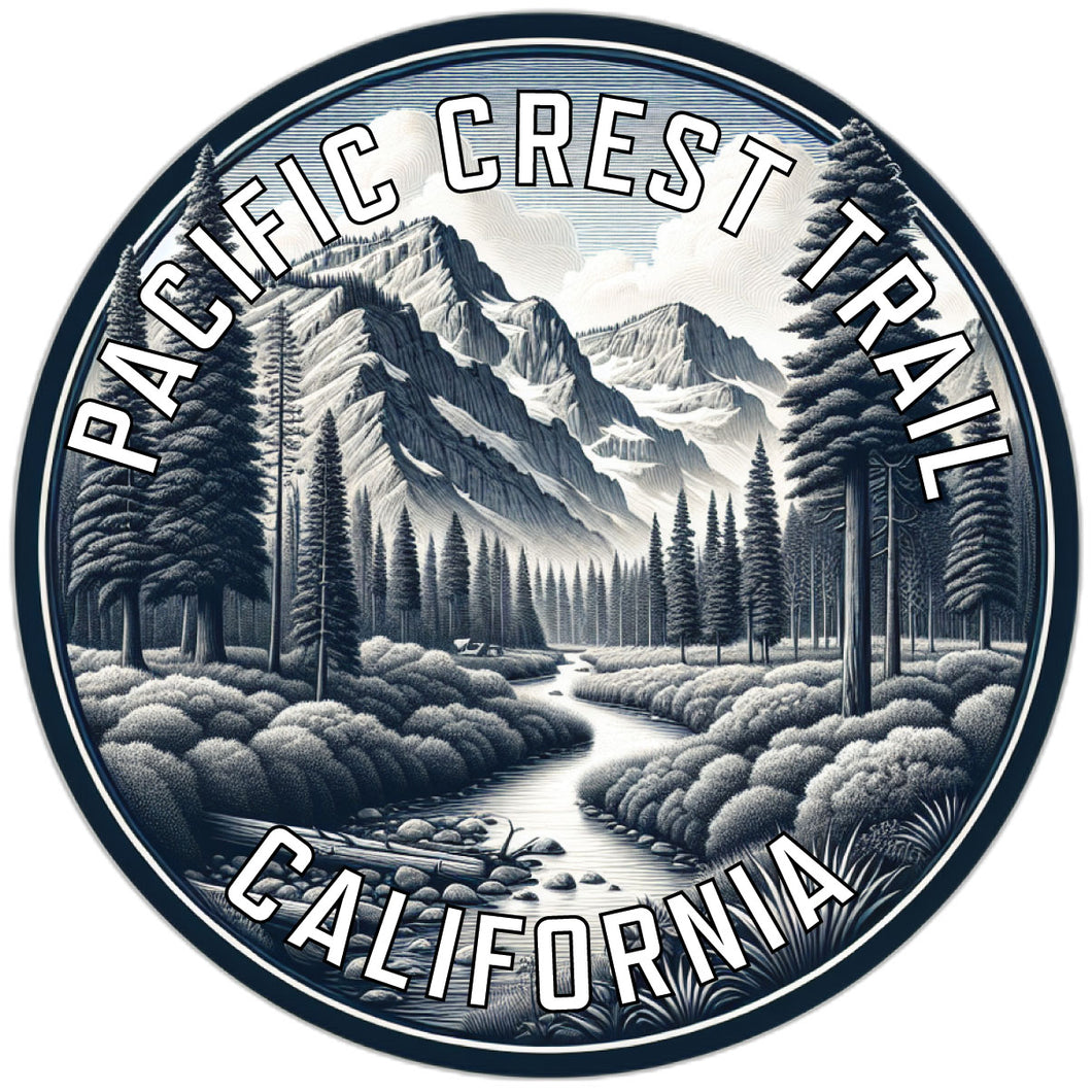 Pacific Crest Trail Souvenir Die Cut Flat Magnet 2-Inch
