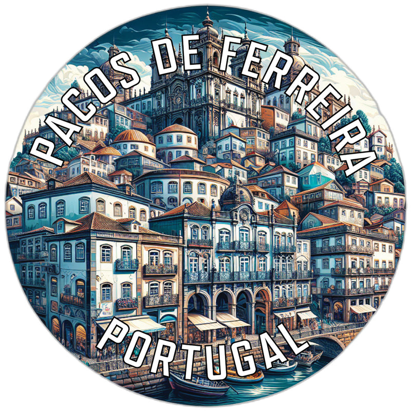 Pacos de Ferreira Portugal Souvenir Vinyl Decal Sticker 6-Inch