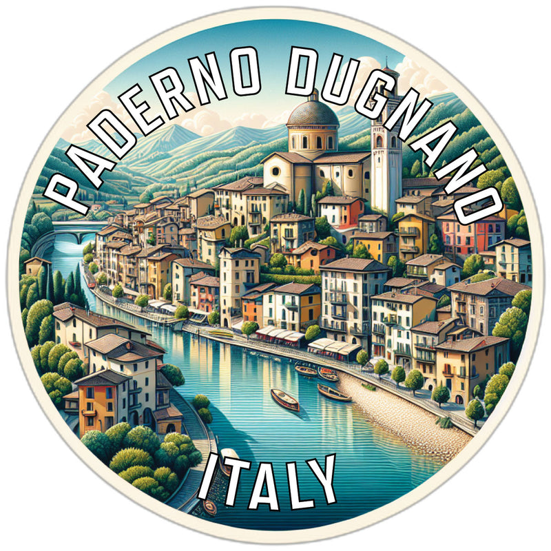 Paderno Dugnano Italy Souvenir Die Cut Flat Magnet 6-Inch