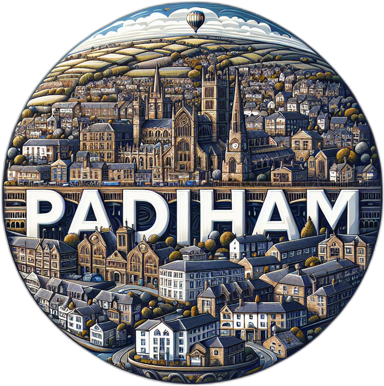 Padiham United Kingdom Souvenir Vinyl Decal Sticker 2-Inch