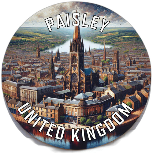 Paisley United Kingdom Souvenir Vinyl Decal Sticker 2-Inch