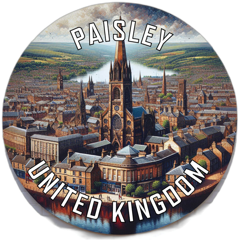 Paisley United Kingdom Souvenir Vinyl Decal Sticker 2-Inch
