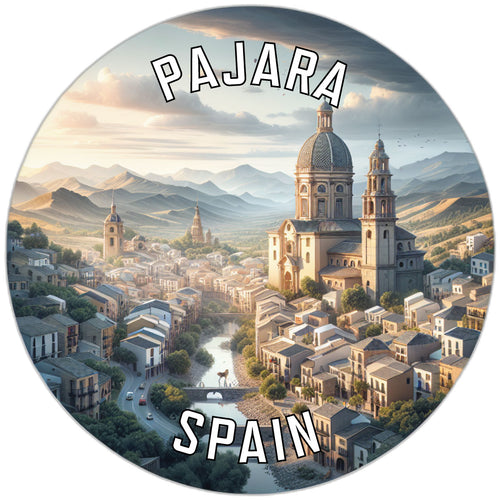 Pajara Spain Souvenir Die Cut Flat Magnet 6-Inch