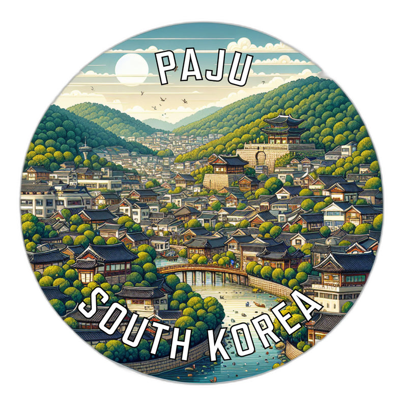 Paju Korea South Souvenir Vinyl Decal Sticker 2-Inch