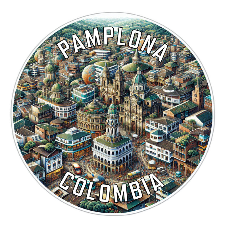 Pamplona Colombia Souvenir Vinyl Decal Sticker 2-Inch