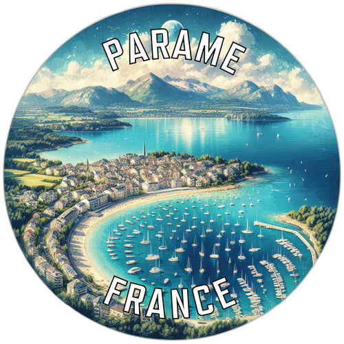 Parame France Souvenir Vinyl Decal Sticker 2-Inch