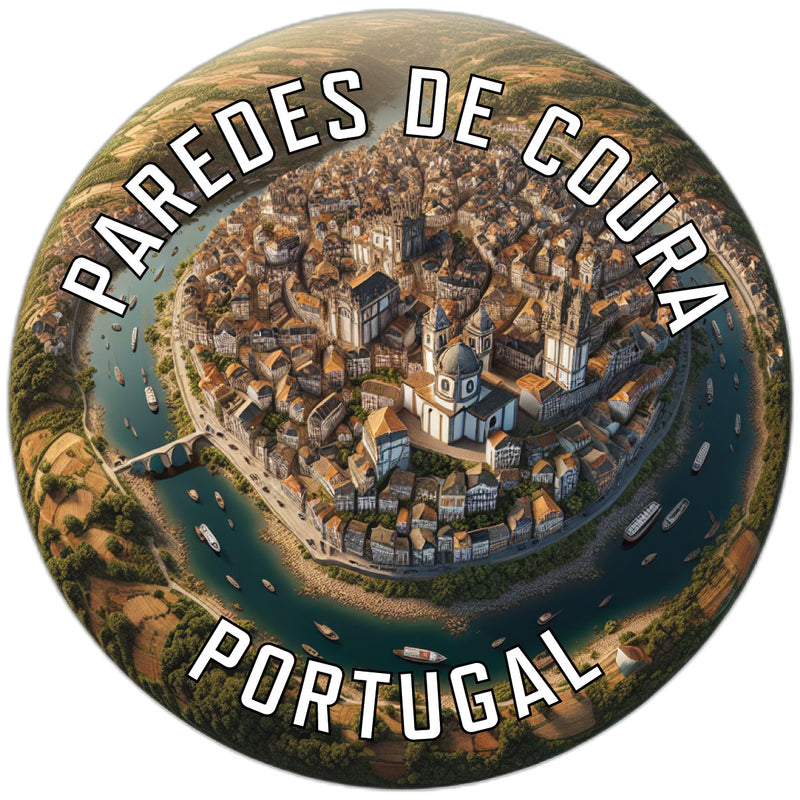 Paredes de Coura Portugal Souvenir Vinyl Decal Sticker 2-Inch