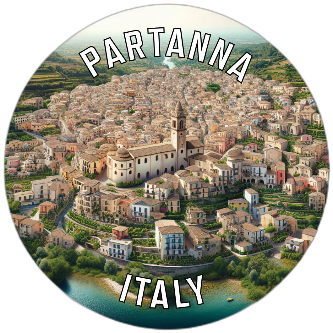 Partanna Italy Souvenir Vinyl Decal Sticker 2-Inch
