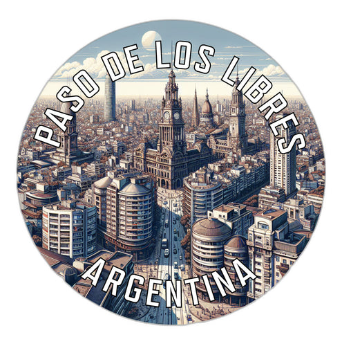 Paso de los Libres Argentina Souvenir Die Cut Flat Magnet 2-Inch