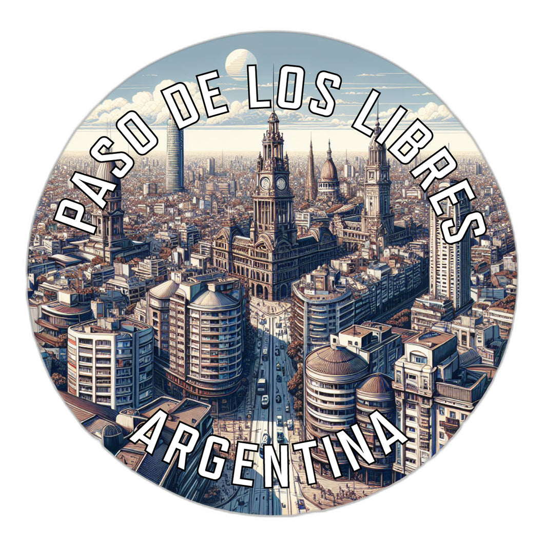 Paso de los Libres Argentina Souvenir Die Cut Flat Magnet 2-Inch