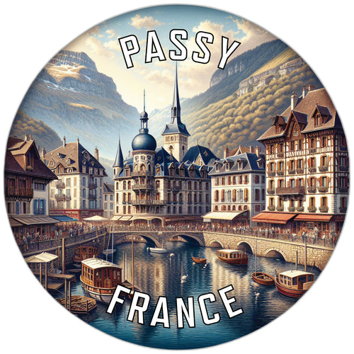 Passy France Souvenir Vinyl Decal Sticker 6-Inch