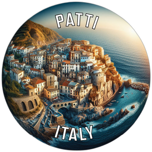 Patti Italy Souvenir Die Cut Flat Magnet 6-Inch