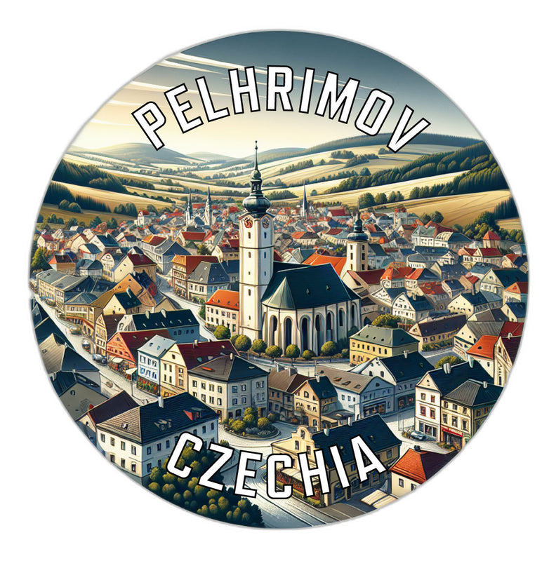 Pelhrimov Czechia Souvenir Vinyl Decal Sticker 6-Inch