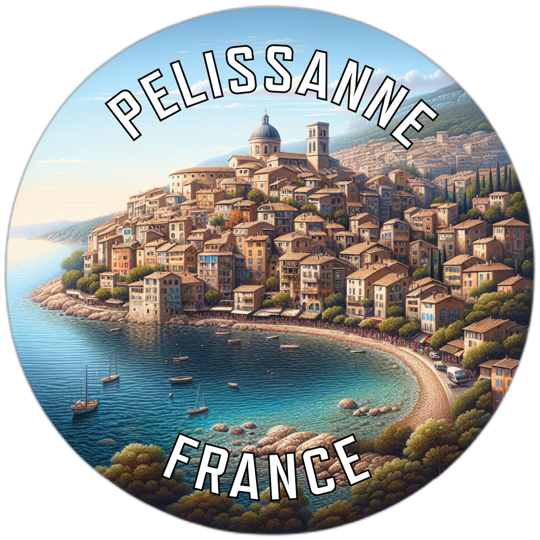 Pelissanne France Souvenir Vinyl Decal Sticker 2-Inch