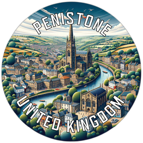 Penistone United Kingdom Souvenir Vinyl Decal Sticker 6-Inch