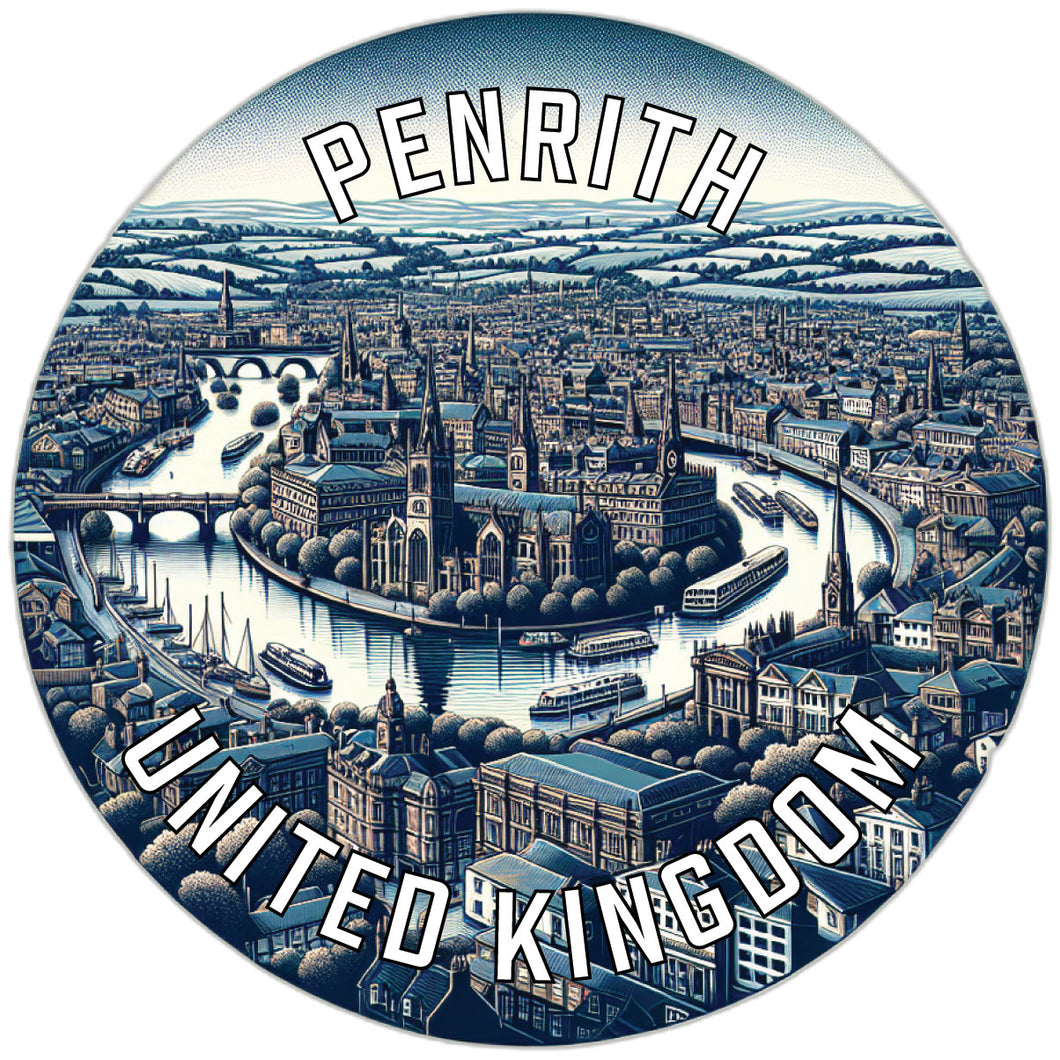 Penrith United Kingdom Souvenir Die Cut Flat Magnet 2-Inch