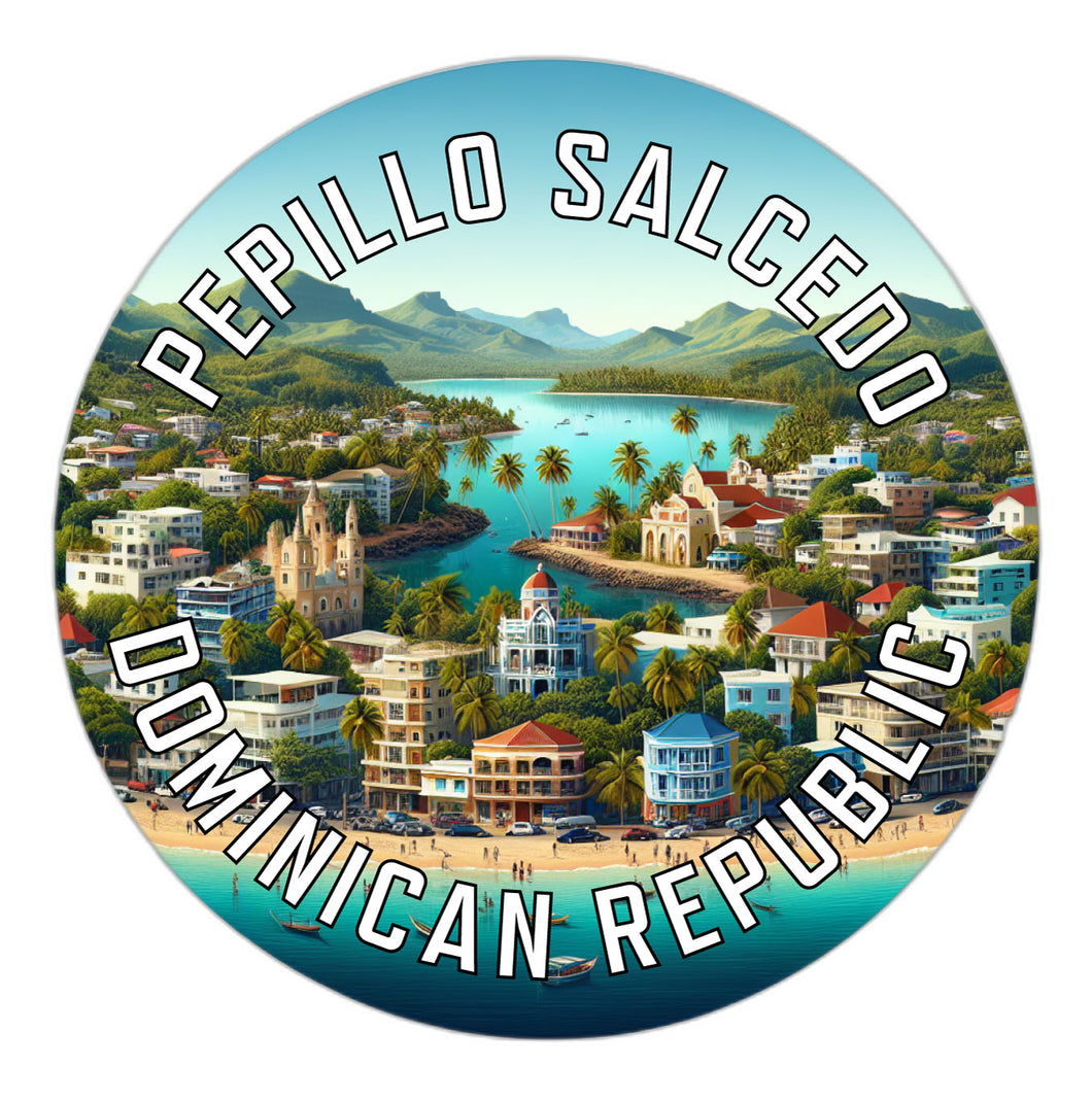 Pepillo Salcedo Dominican Republic Souvenir Vinyl Decal Sticker 2-Inch