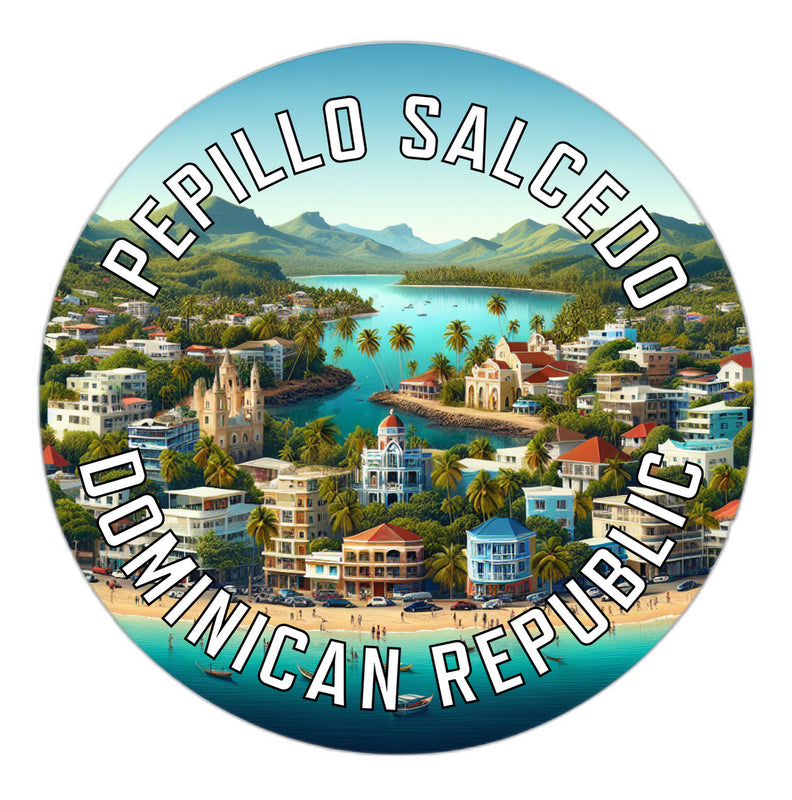 Pepillo Salcedo Dominican Republic Souvenir Vinyl Decal Sticker 2-Inch
