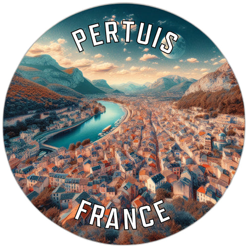 Pertuis France Souvenir Vinyl Decal Sticker 2-Inch