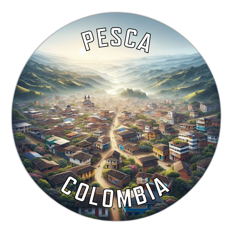 Pesca Colombia Souvenir Vinyl Decal Sticker 6-Inch