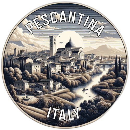 Pescantina Italy Souvenir Die Cut Flat Magnet 6-Inch
