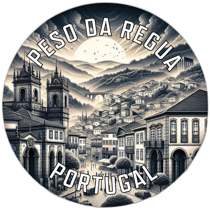 Peso da Regua Portugal Souvenir Die Cut Flat Magnet 2-Inch