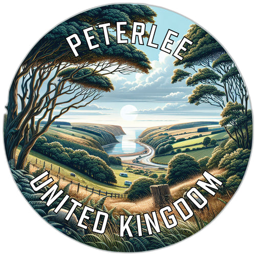Peterlee United Kingdom Souvenir Die Cut Flat Magnet 2-Inch