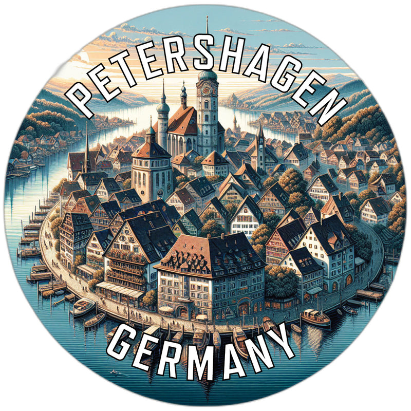 Petershagen Germany Souvenir Die Cut Flat Magnet 2-Inch