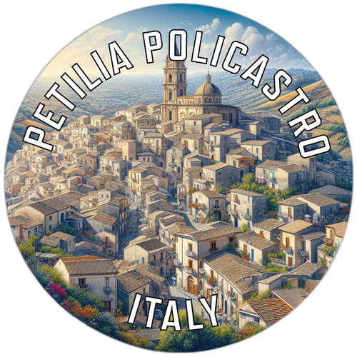 Petilia Policastro Italy Souvenir Die Cut Flat Magnet 2-Inch