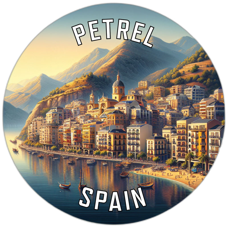 Petrel Spain Souvenir Die Cut Flat Magnet 2-Inch
