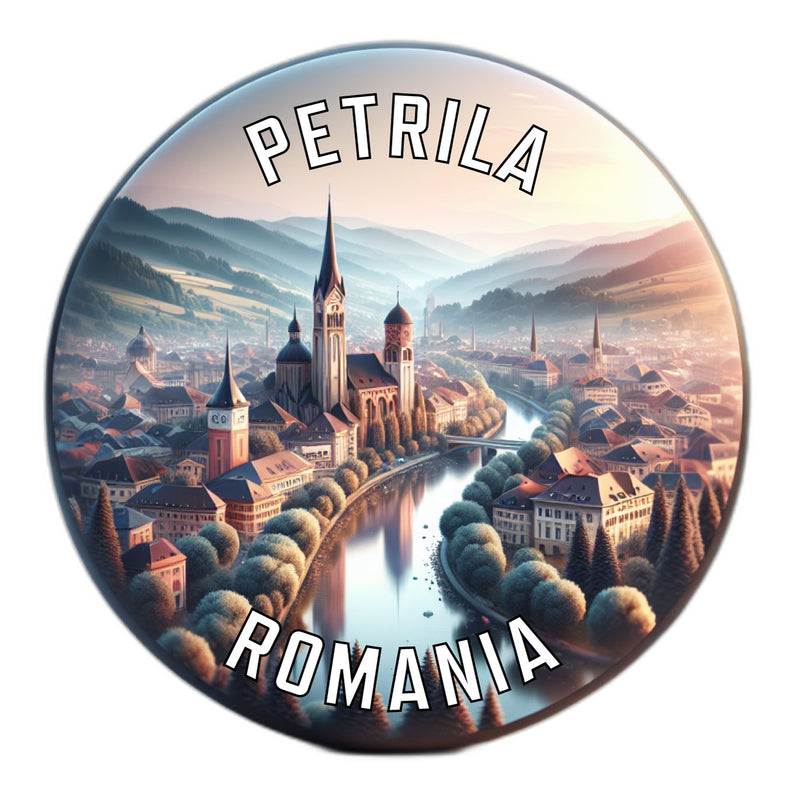 Petrila Romania Souvenir Die Cut Flat Magnet 2-Inch