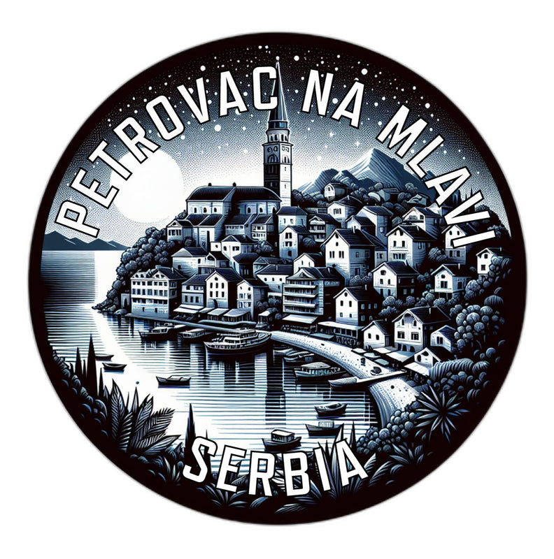 Petrovac na Mlavi Serbia Souvenir Die Cut Flat Magnet 2-Inch