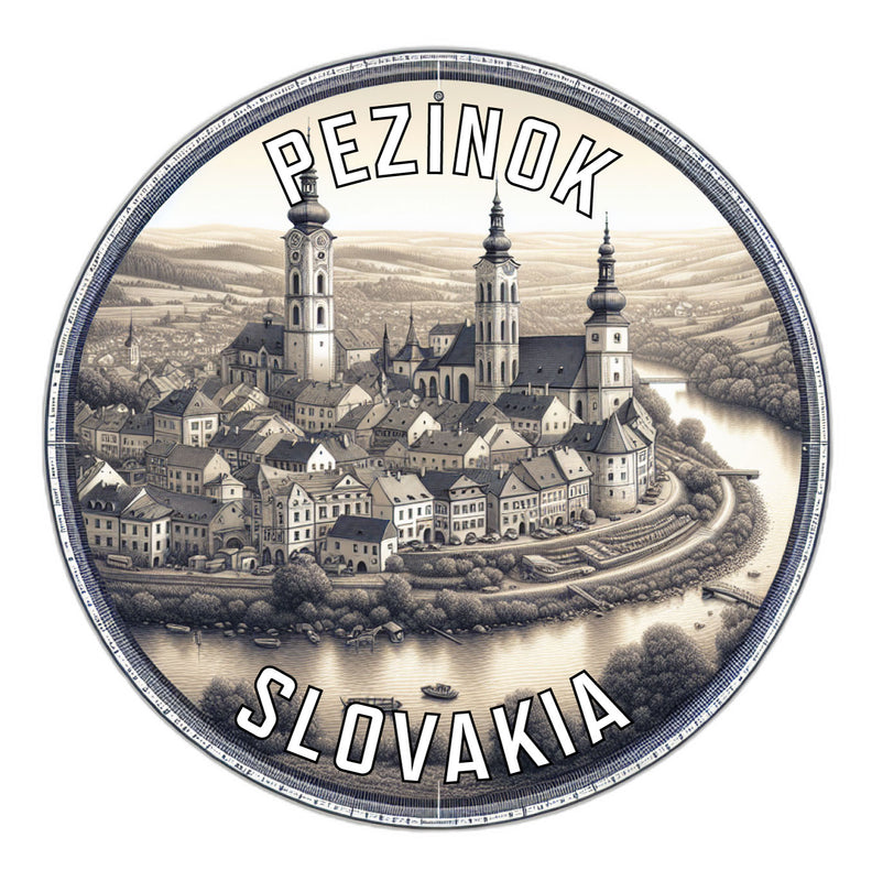 Pezinok Slovakia Souvenir Vinyl Decal Sticker 2-Inch