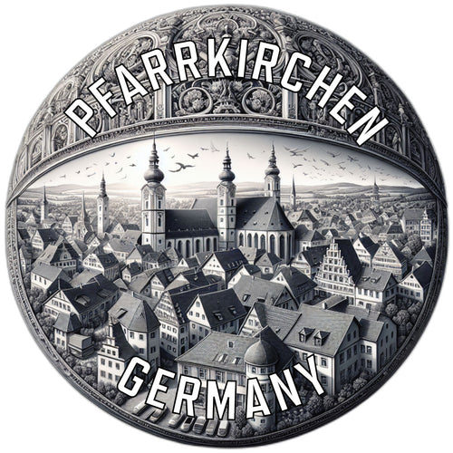 Pfarrkirchen Germany Souvenir Die Cut Flat Magnet 2-Inch