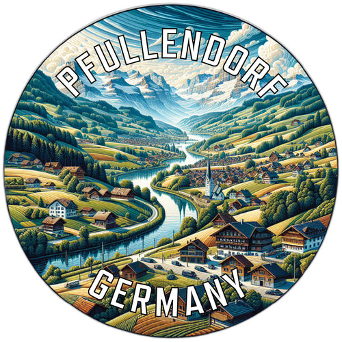 Pfullendorf Germany Souvenir Die Cut Flat Magnet 2-Inch