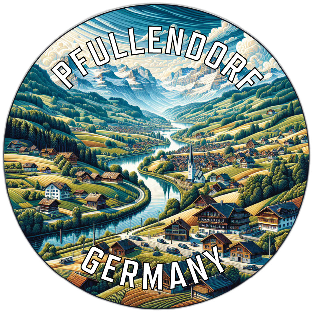 Pfullendorf Germany Souvenir Die Cut Flat Magnet 2-Inch