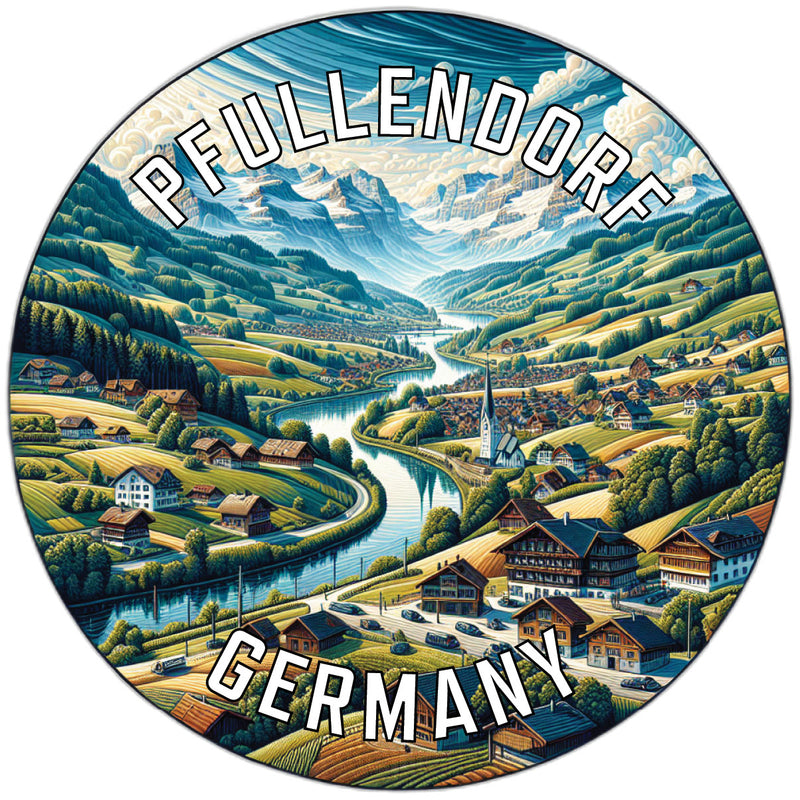 Pfullendorf Germany Souvenir Die Cut Flat Magnet 2-Inch